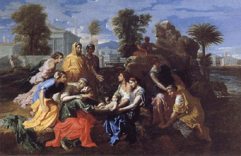Nicolas Poussin The Finding of Moses China oil painting art